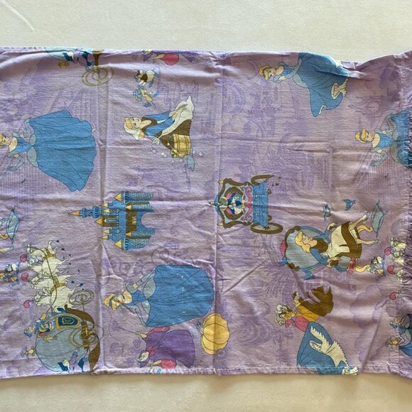 Cinderella Pillowcase Single Standard Size Early 2000s - Picture 3 of 3